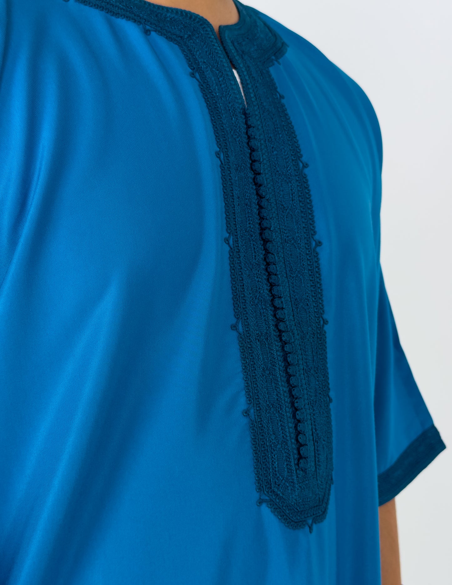 Turquoise Moroccan Thobe As-Sarayah collection