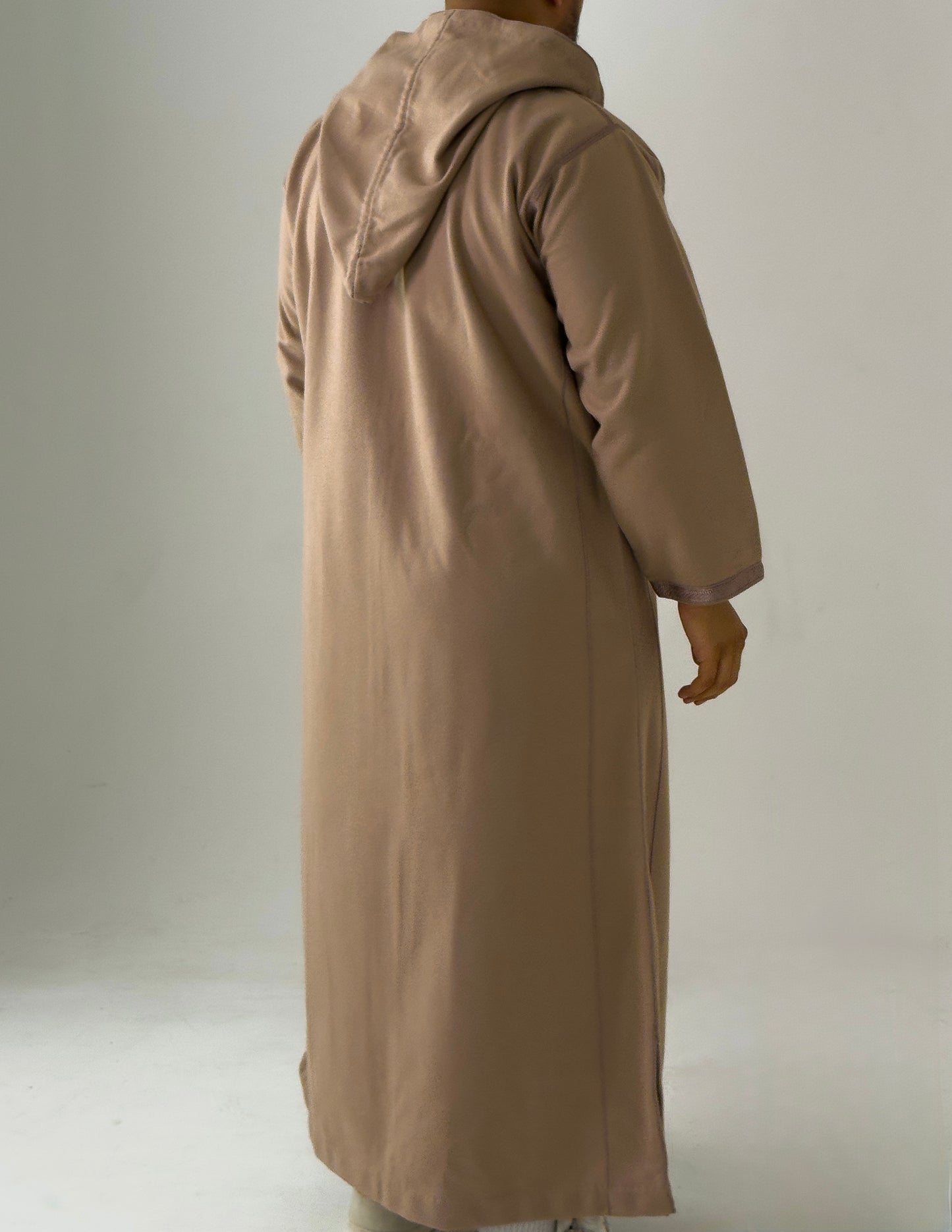 Beige Winter Moroccan Djellaba