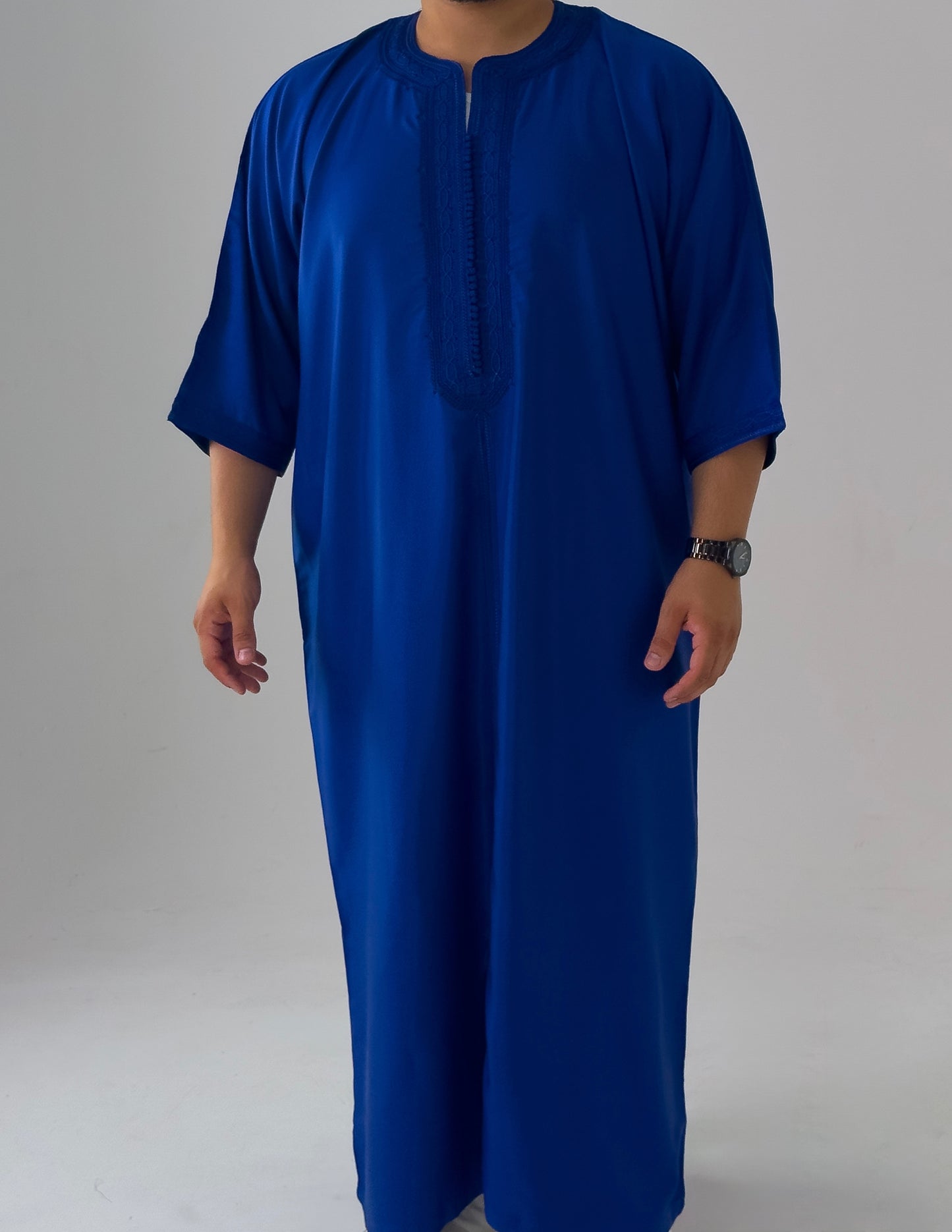 Navy Blue Moroccan Thobe As-Sarayah collection