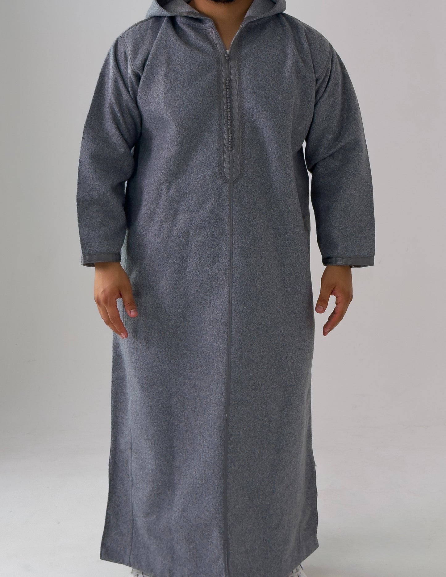 Grey Winter Moroccan Djellaba