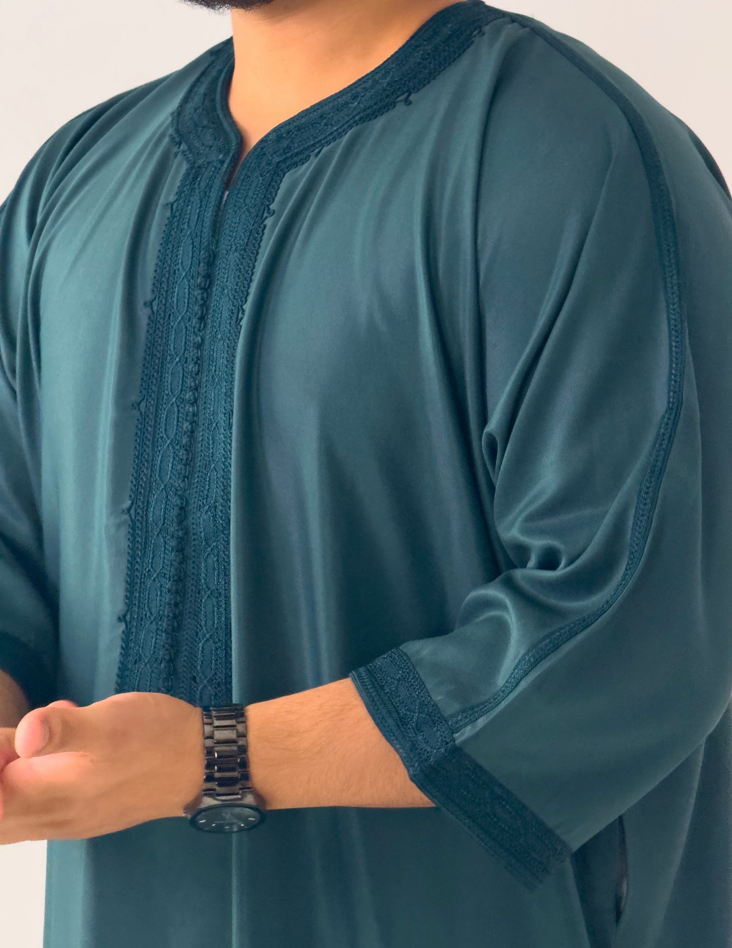 Forrest Green Moroccan Thobe As-Sarayah collection