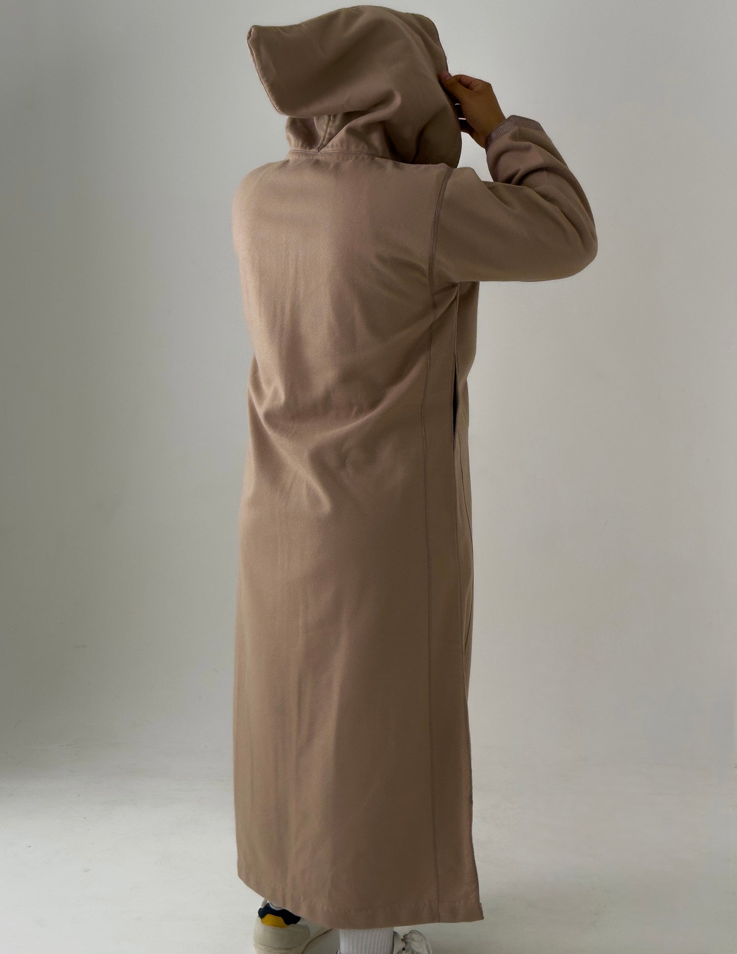 Beige Winter Moroccan Djellaba