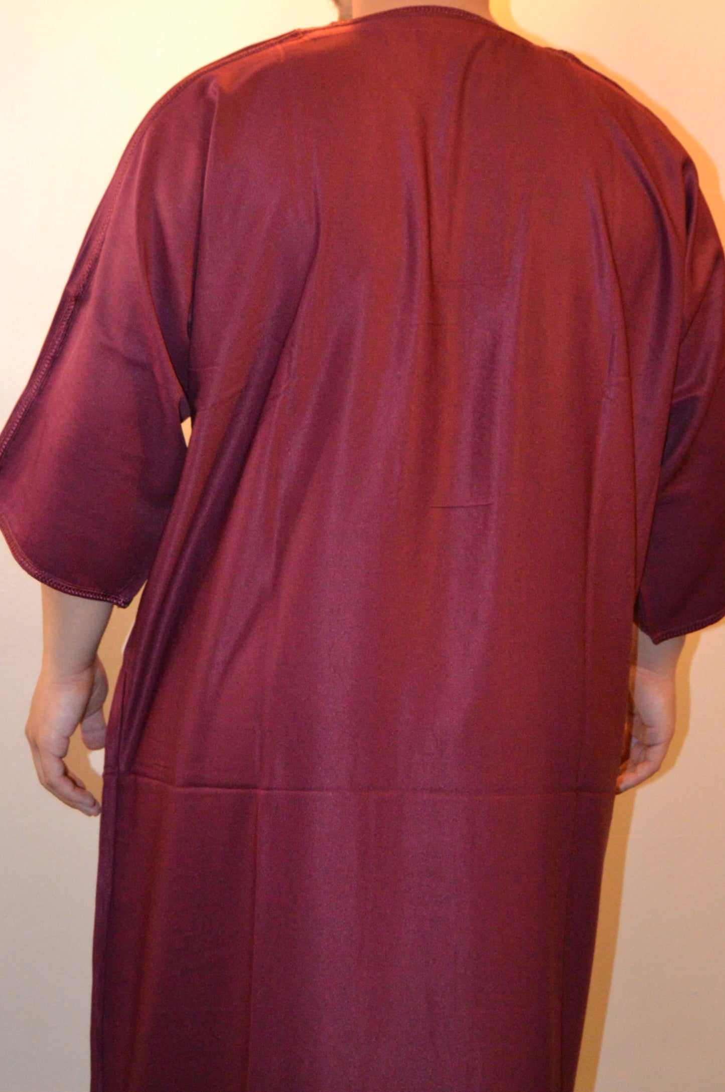 Blood red Luxury Moroccan Thobe