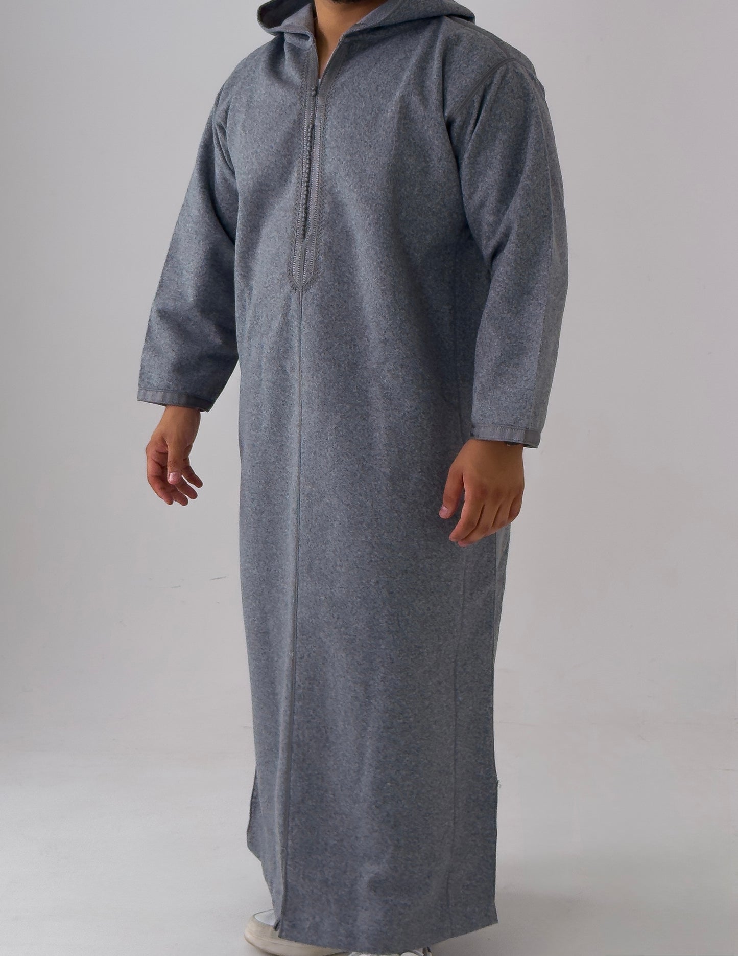 Grey Winter Moroccan Djellaba