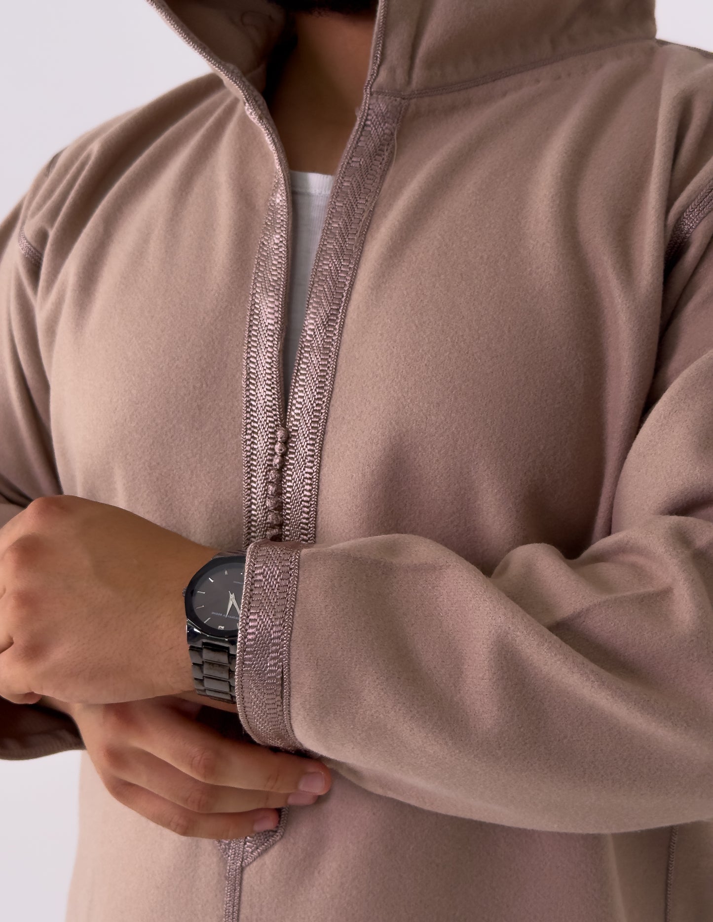 Beige Winter Moroccan Djellaba