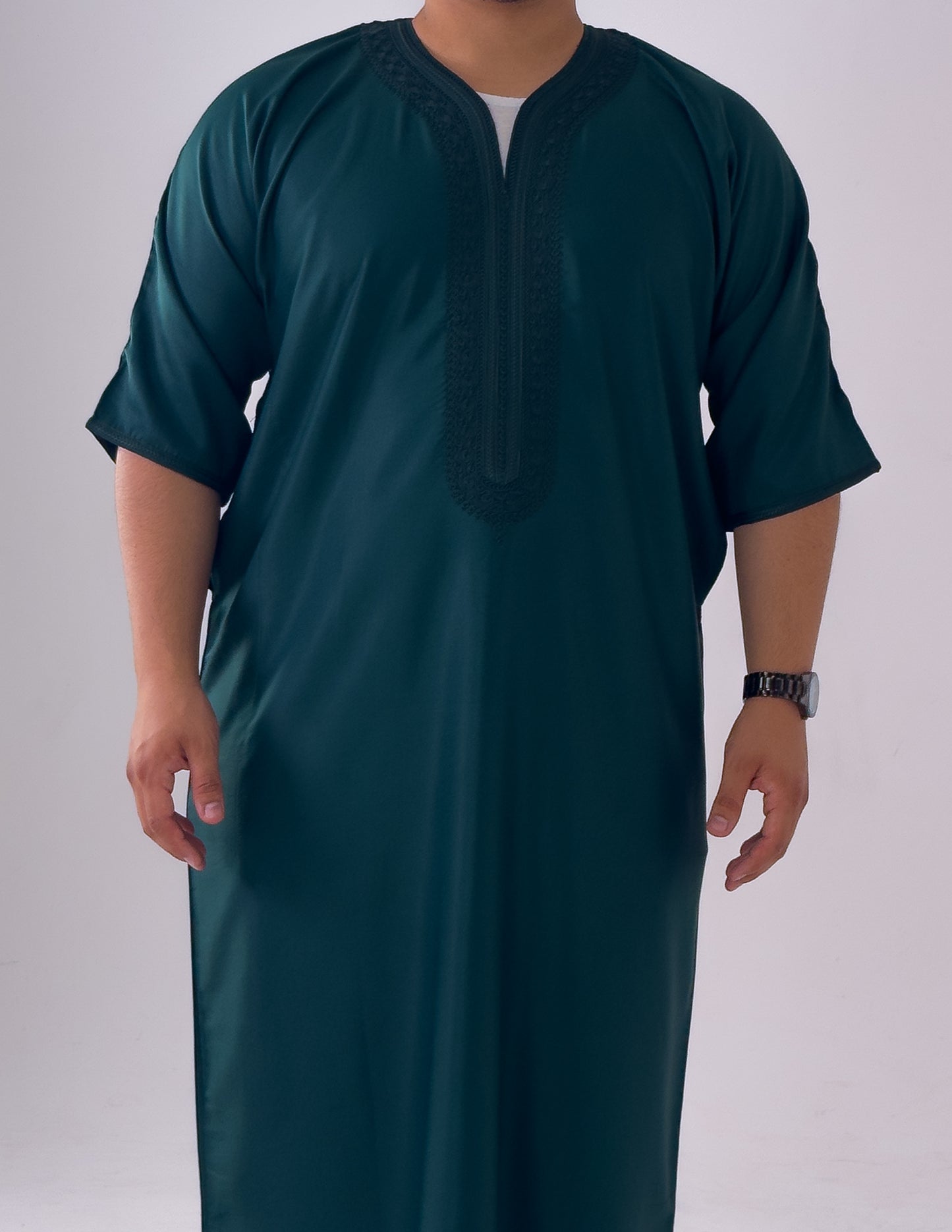 Forrest Green Luxury Moroccan Thobe