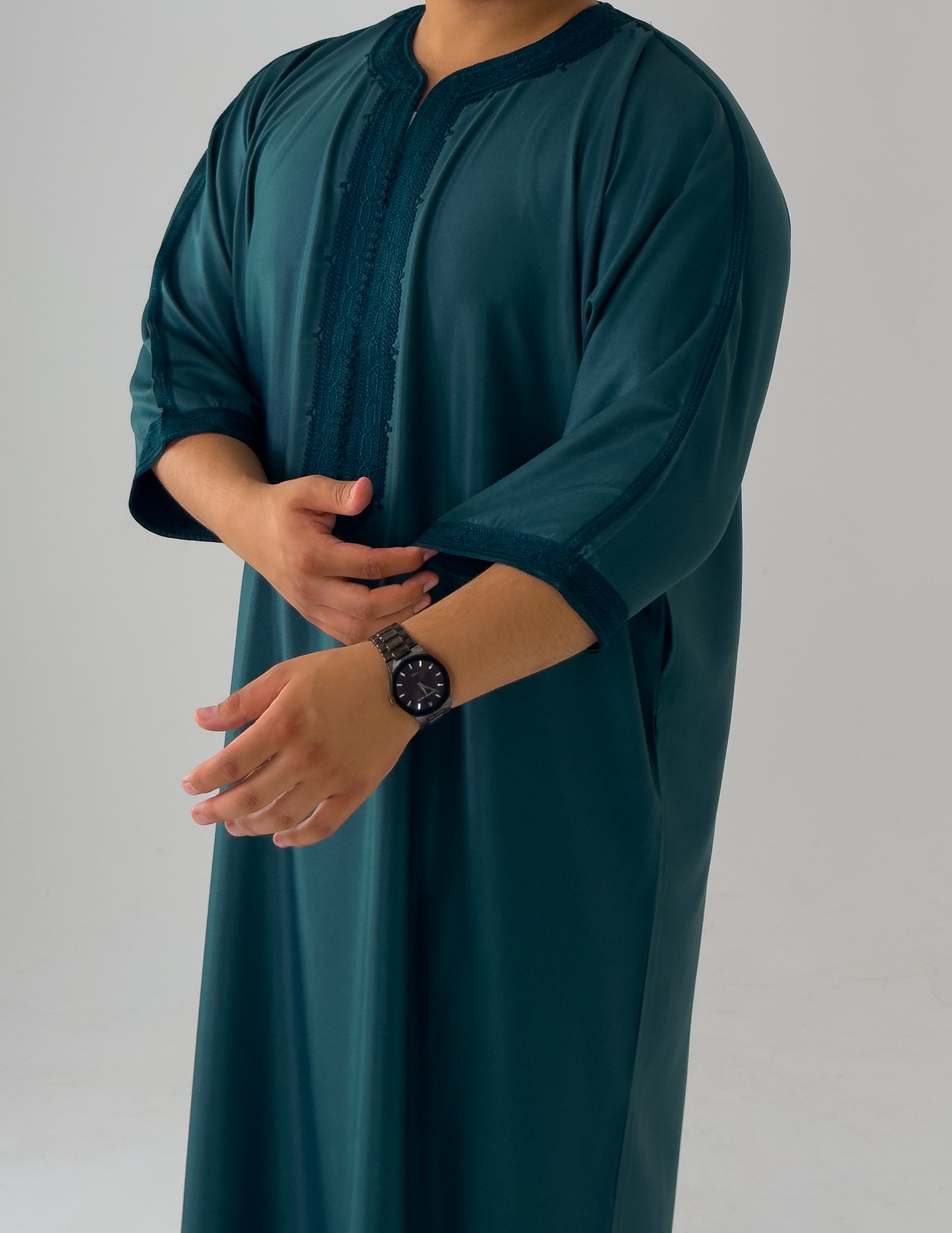 Forrest Green Moroccan Thobe As-Sarayah collection