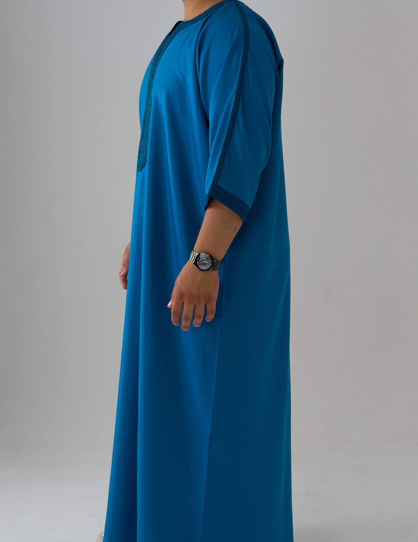 Turquoise Moroccan Thobe As-Sarayah collection