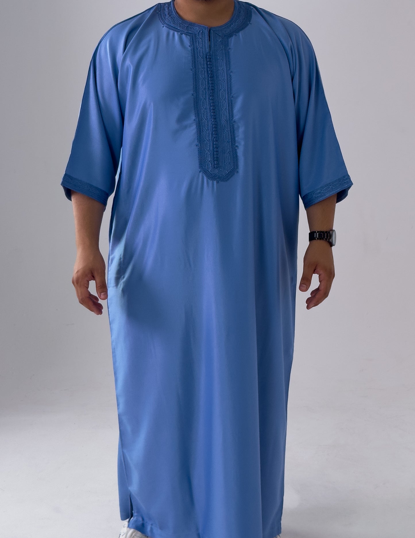 Ocean Blue Moroccan Thobe As-Sarayah Collection