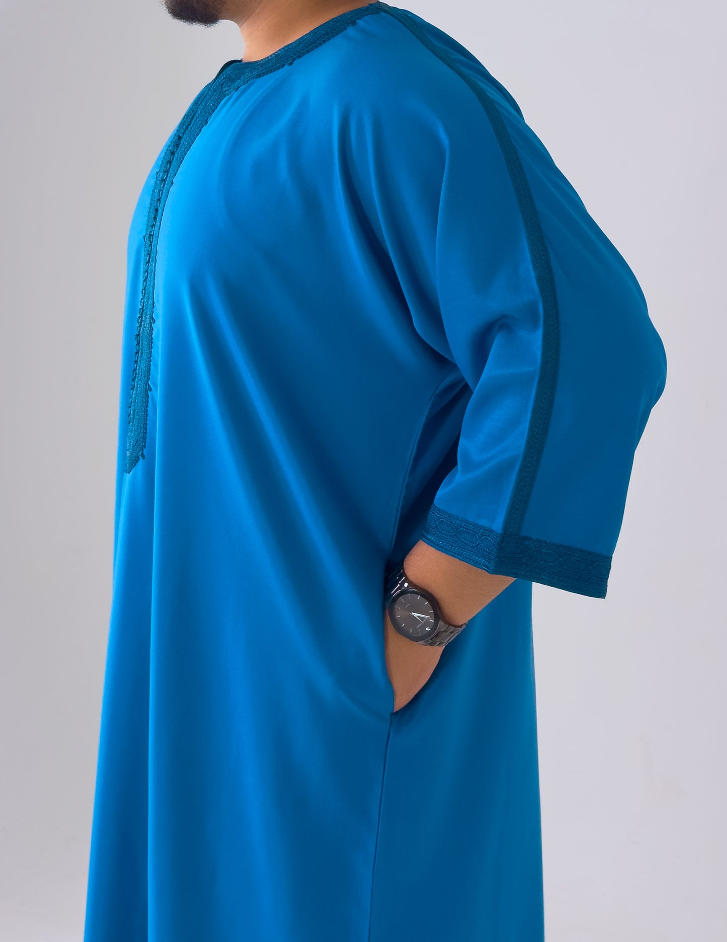 Turquoise Moroccan Thobe As-Sarayah collection