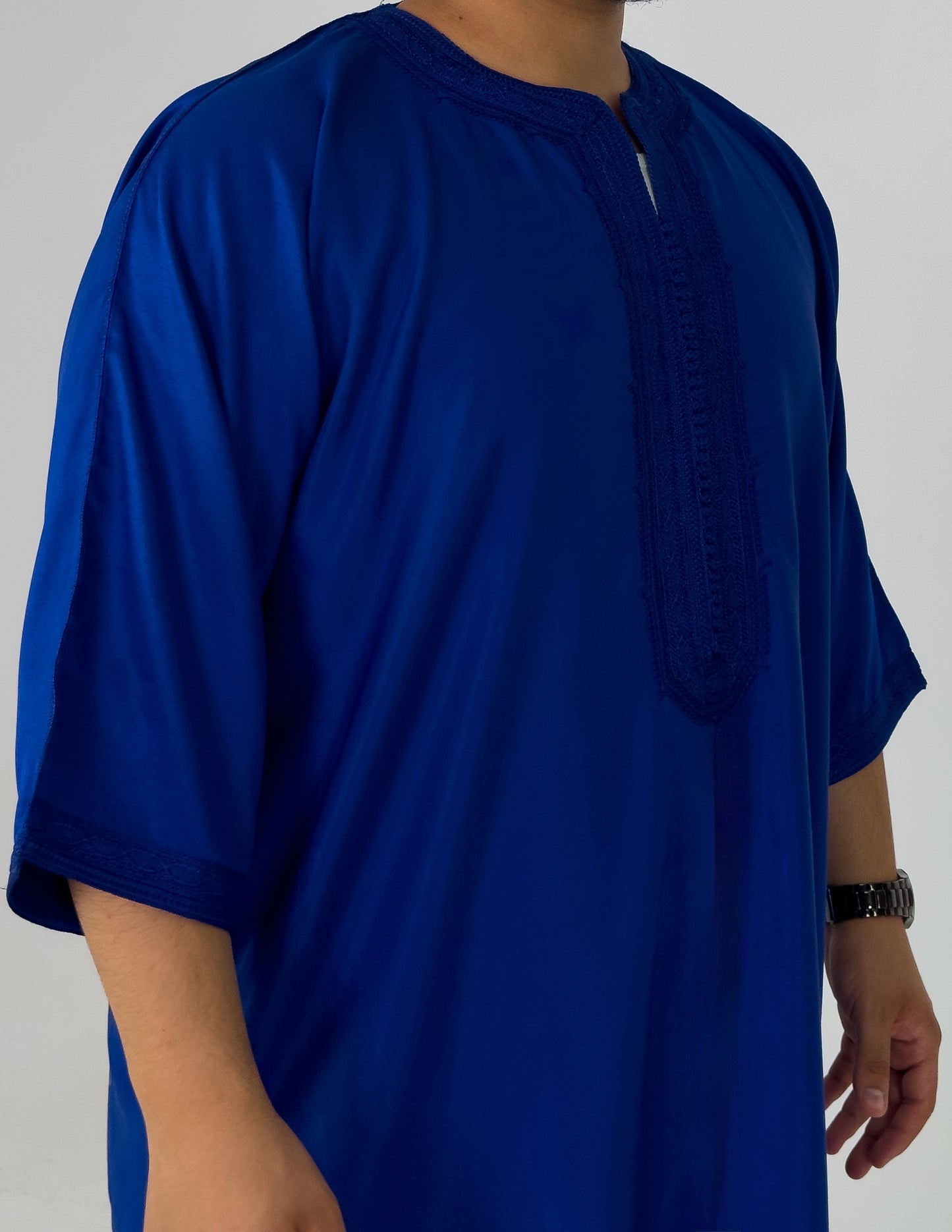 Navy Blue Moroccan Thobe As-Sarayah collection