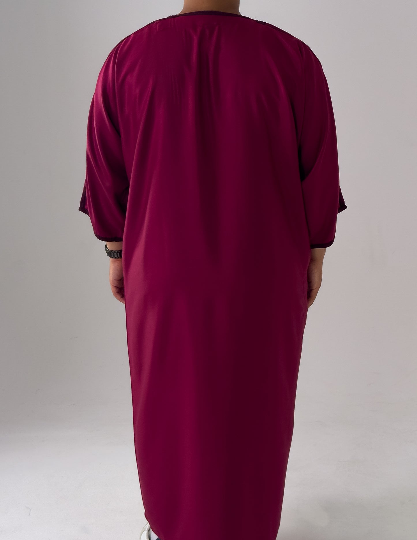 Red Moroccan Thobe Al-Hadiyah Collection