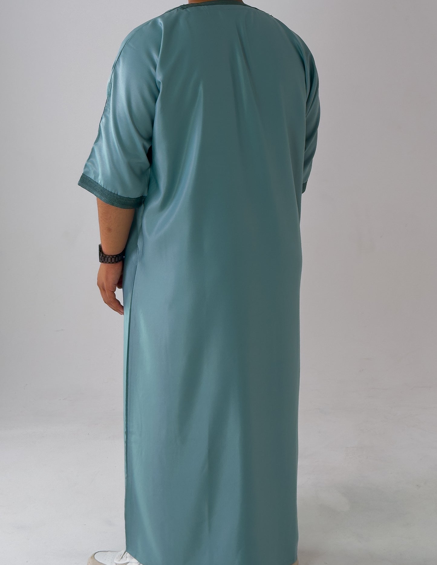 Jade Green Moroccan Thobe Al-Raha collection