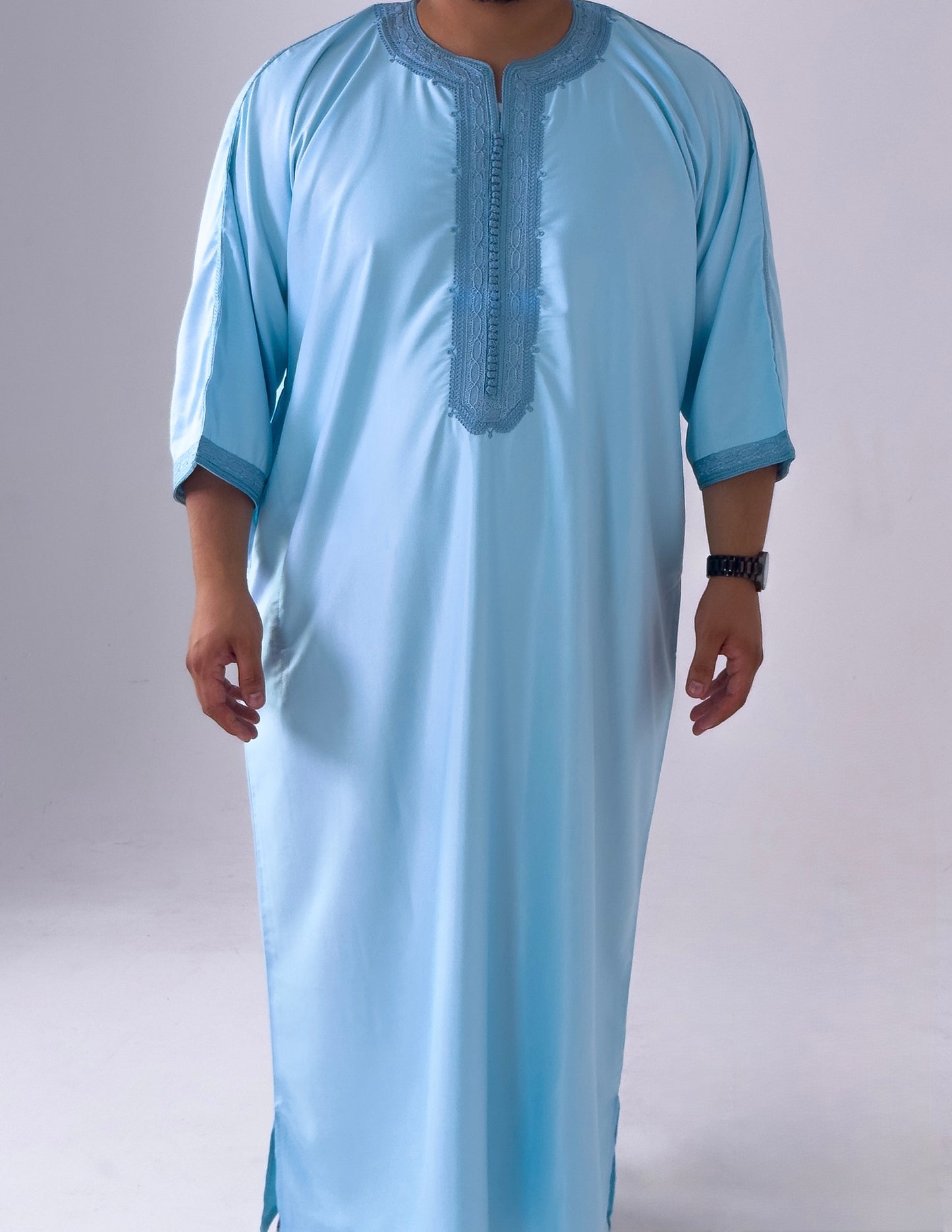 Sky blue Moroccan Thobe As-Sarayah Collection