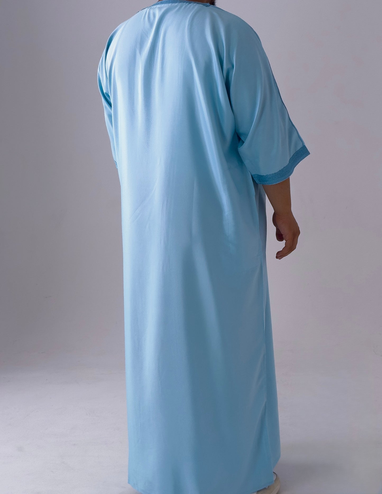 Sky Blue Moroccan Thobe Al-Waha collection